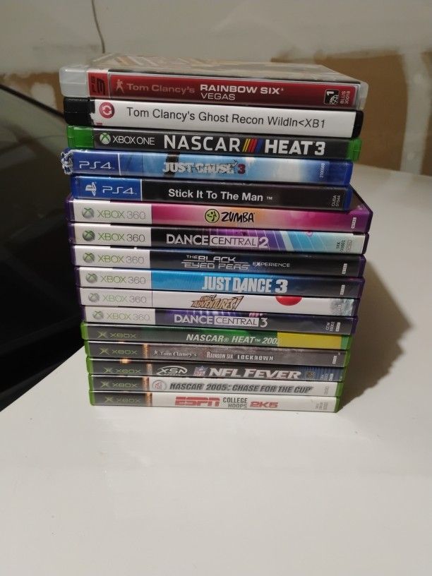 PS4 PS3 XBOX ONE XBOX 360 XBOX Original Video Game Lot $5.00 Each