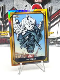2025 Topps Chrome Marvel - Fantomex “Comic Book Gold" #CB - 27 Refractor