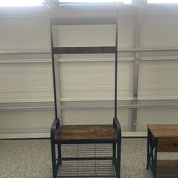 Coat Rack Shoe Rack Front Door Storage
