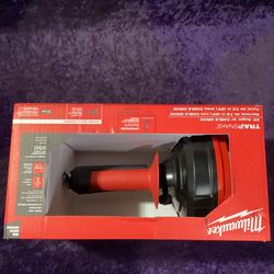 🧰🛠Milwaukee 25’ Trap Snake Auger w/Cable Drive Drain Cleaning Kit-NEW!-$35!🧰🛠