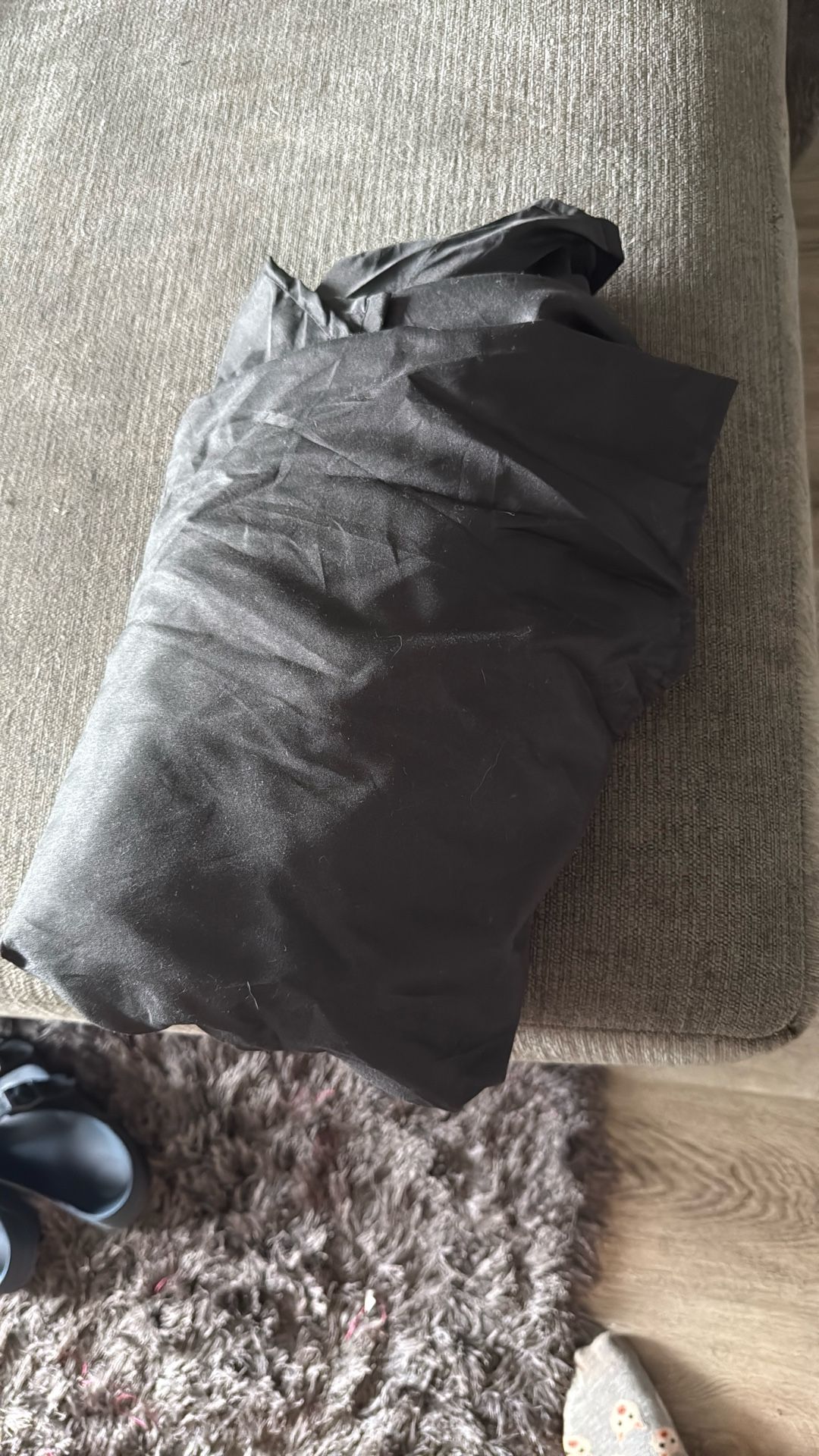 Black king Sized Bed Skirt