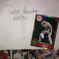 2017 Topps Chrome Aaron Judge RC 87 Topps Refractor