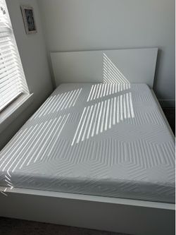 Queen Bedframe and Memory Foam Mattress