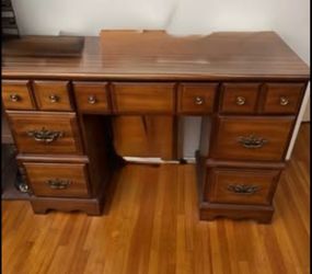 Vintage Real Wood Desk