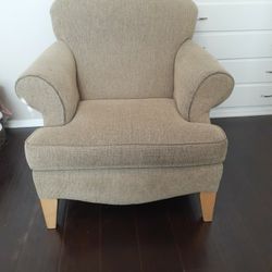 Beige Accent Chair