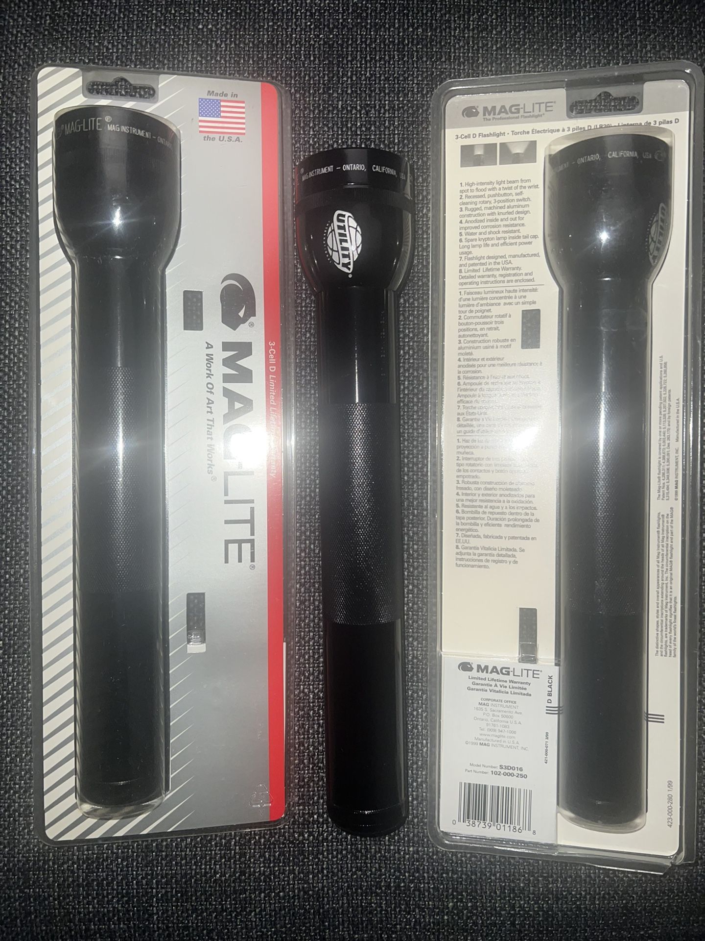 MagLite - ST3D016 - Mag 3D Cell LED Handy Torch