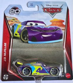 Disney Pixar Cars 20th Anniversary J.D. McPillar Diecast – New 2026