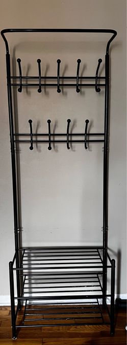Coat shoe rack
