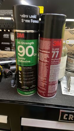 Adhesive spray