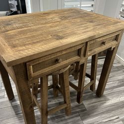 Breakfast Bar With Stools