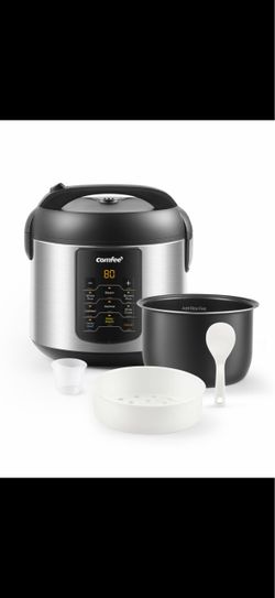 COMFEE 5.2 Qt Digital Rice Cooker Multi-Cooker – Open Box