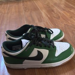 Green Nike Dunks(Worn once)