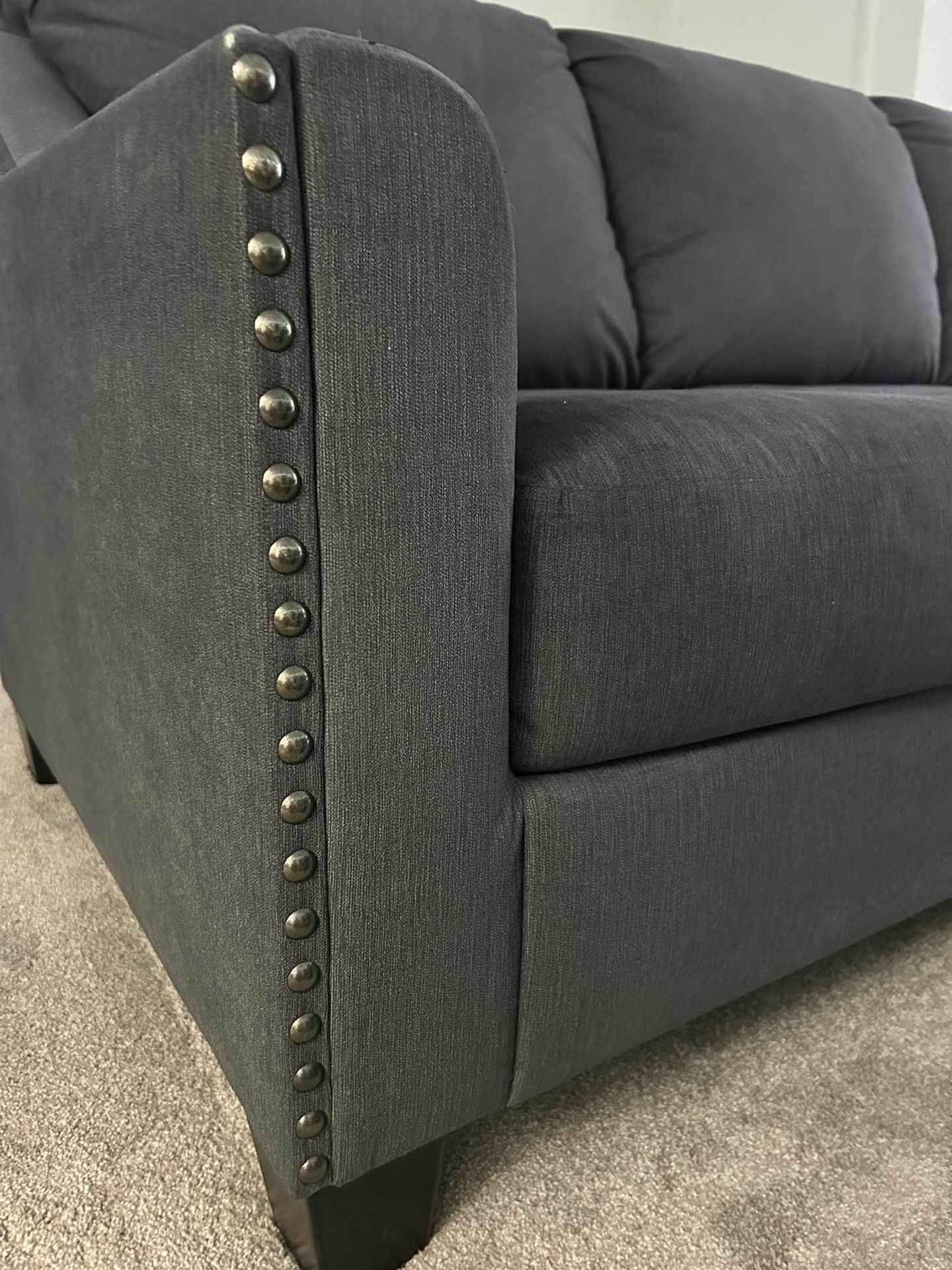 Queen Sleeper Sofa With Nailhead Trim