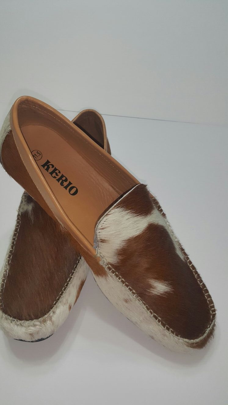 Cowhide leather shoes