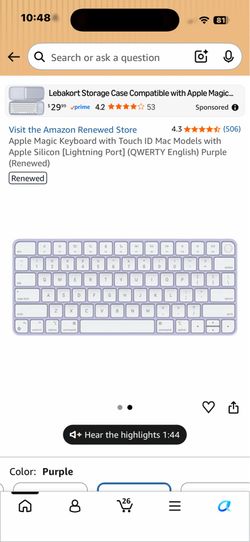 Apple Magic wireless Keyboard - New in box