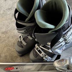 Skis and boots