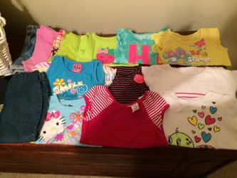 24m/2t girls lot tees and short