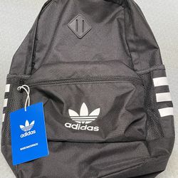 ADIDAS Unisex Classic 3 Stripe 4 Backpack  - BLACK