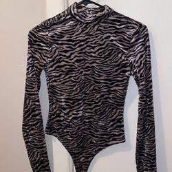 New Animal Print Bodysuit 