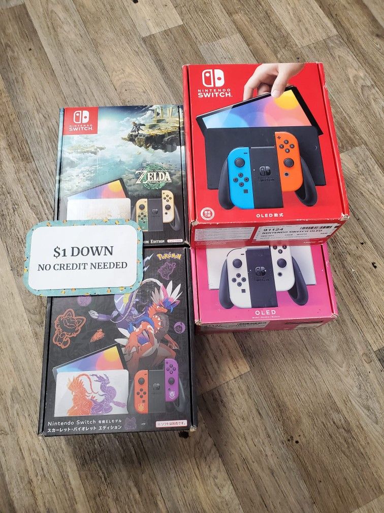 Nintendo Switch Oled - 90 DAY WARRANTY - $1 DOWN - NO CREDIT NEEDED