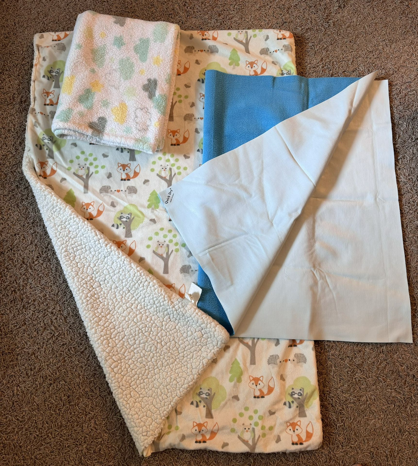 Baby Blankets And Throws - 3 Pieces