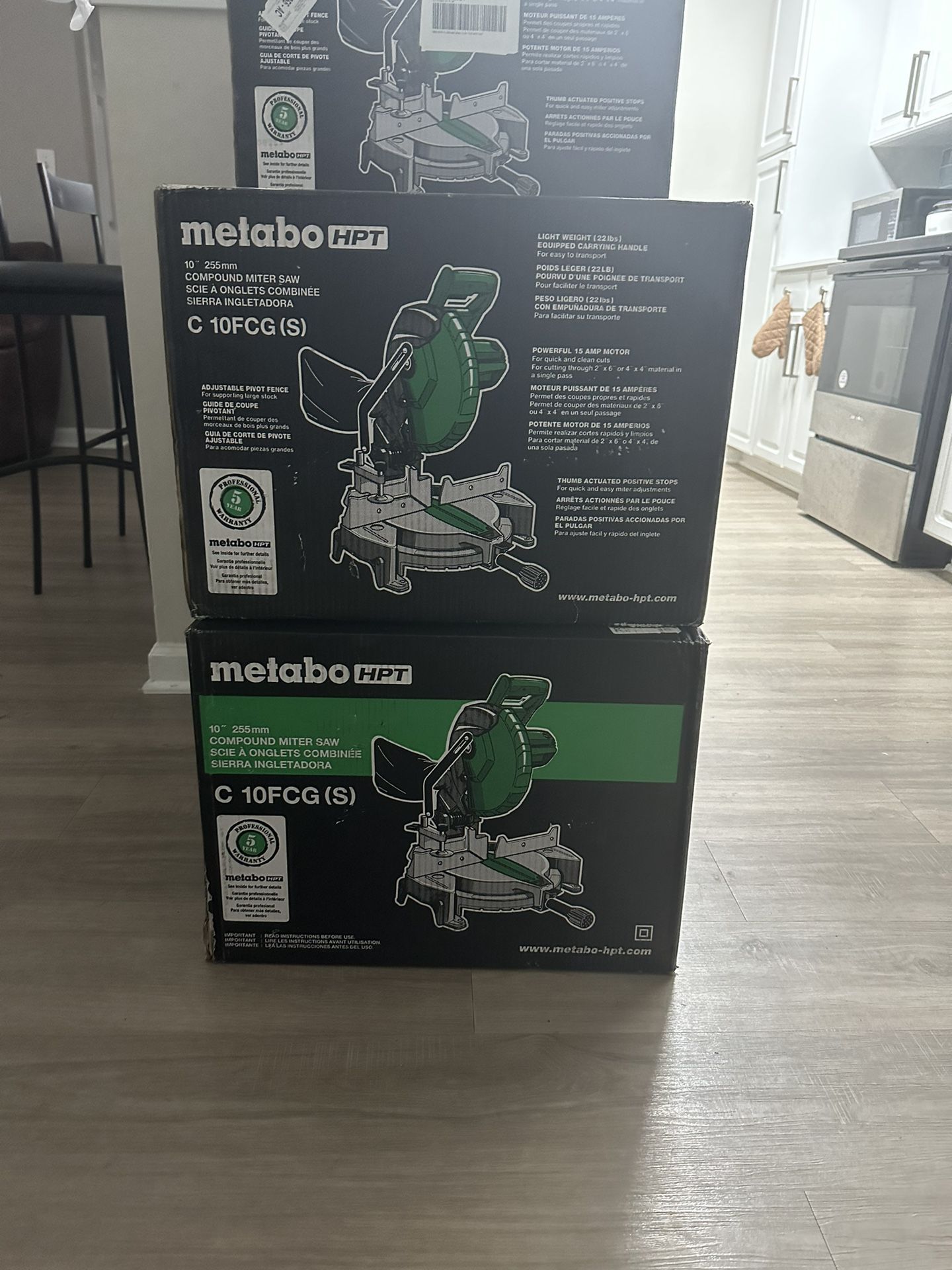 Metabo HPT 10-in Single Bevel Compound Corded Miter Saw
