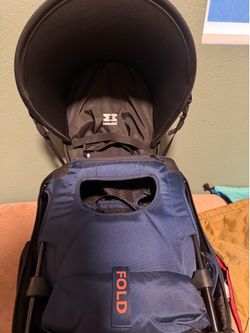 Minimeis G4 Shoulder Carrier – Full Package w/ Sunshade + Blue Backpack