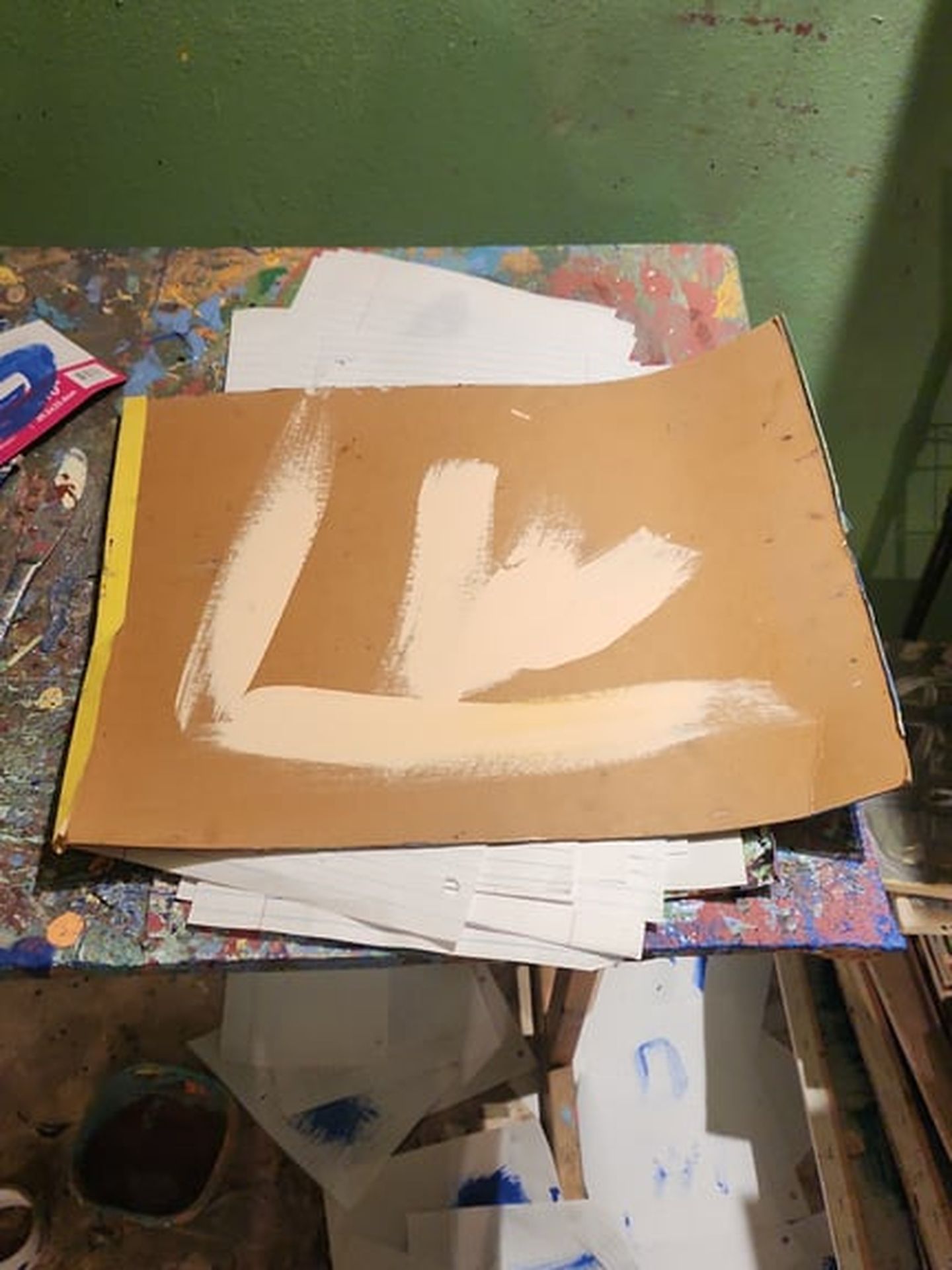 Abstract Painted Sketchbook