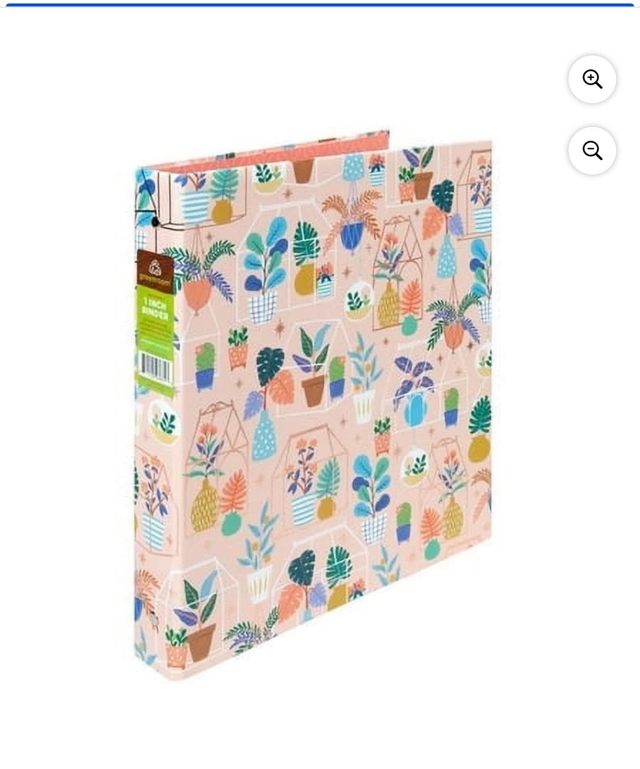1" Round Ring Binder Plant Terrariums - greenroom