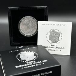 2021 Morgan Silver Dollar Cc 