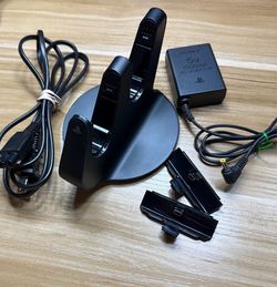 Sony PlayStation 3 DualShock 3 CECH-ZDC1U Charging Station w/ 2 Clips OEM PS3