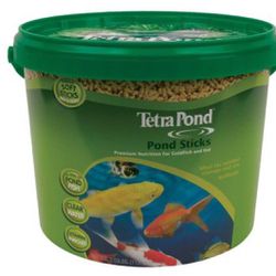 TetraPond Pond Sticks, Healthy Nutrition for Goldfish and Koi Fish Tank Aquarium 2.65lb, 10L