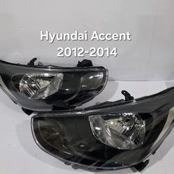 Hyundai Accent 2012-2014 Headlights 