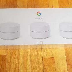 Google Wifi 3 Pack New! Sealed!