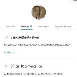 Authentic Gucci Backpack