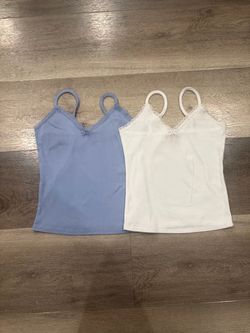 Two Tank Tops with Lace