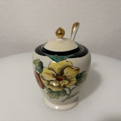 Sugar Bowl Vintage Porcelain Noritake Japan 