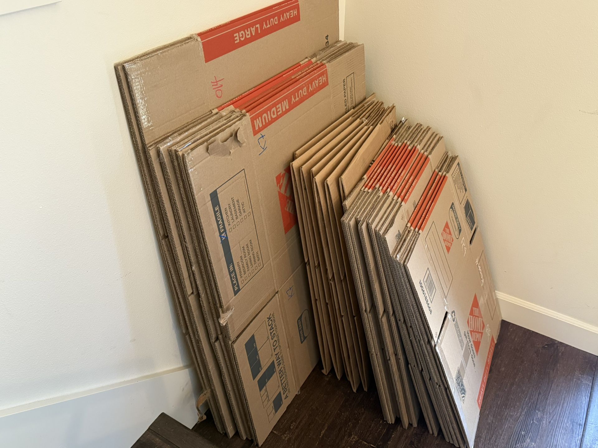 FREE - Lots of moving boxes and packing paper
