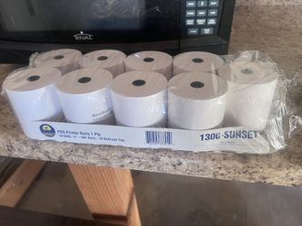 9 Rolls Recipet Paper