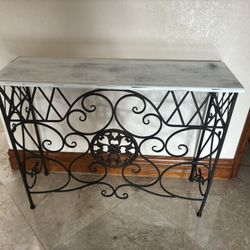 Wall Table /Console Black And White $45