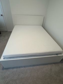 IKEA Queen Bed Frame with Mattress