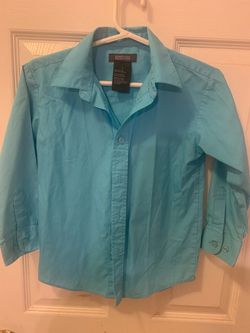 Kenneth Cole Reaction Boys’ Long Sleeve Dress Shirt – Size 6