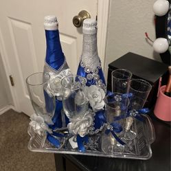 Botellas para brindis con copas