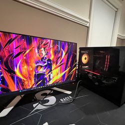 Custom Gaming PC with Monitor 