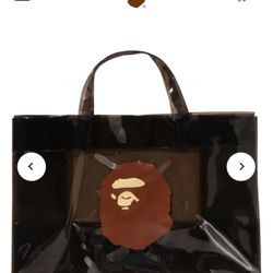 BAPE HEAD CLEAR BAG MENS