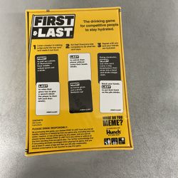 Game  Cards  First And Last