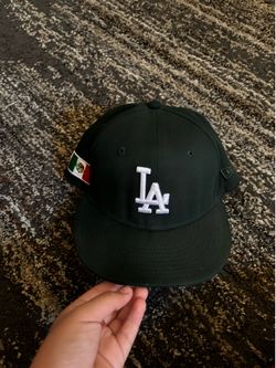 Dark green LA hat