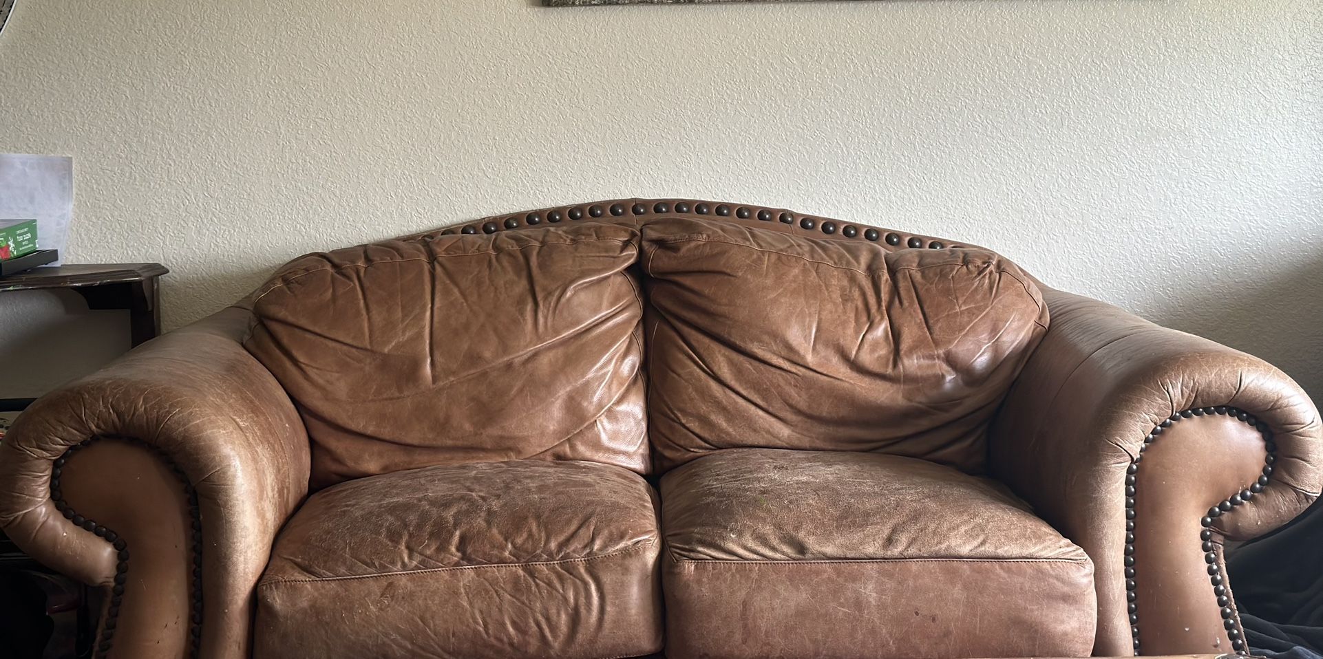 Leather Couch Set