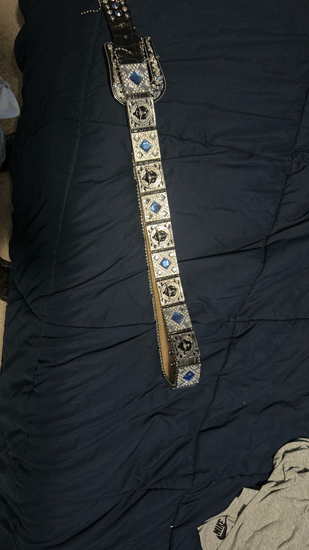 Rhinestone belt