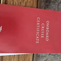 Viking ONBOARD CRUISE CERTIFICATES